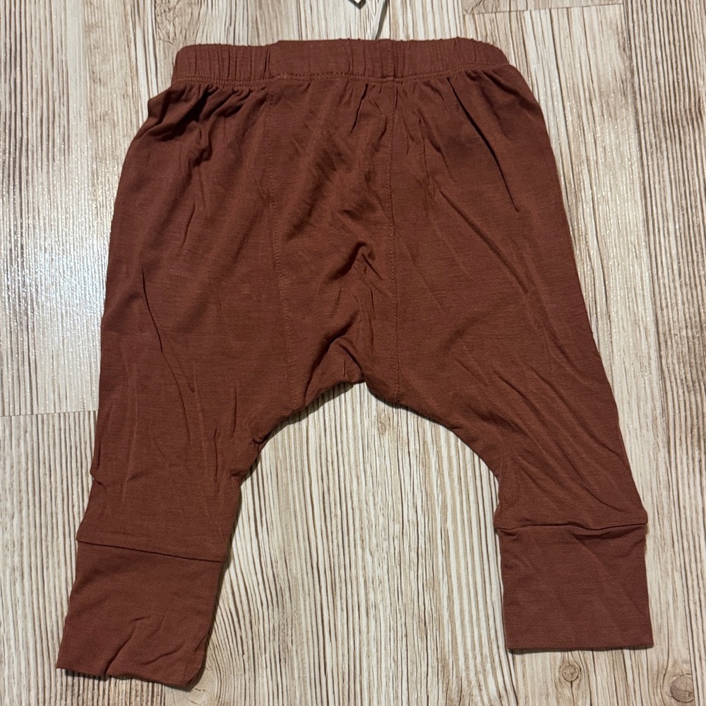 6-12 m Kate Quinn Chocolate Brown Kids Joggers - Picture 2 of 4